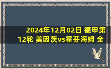 2024年12月02日 德甲第12轮 美因茨vs霍芬海姆 全场录像